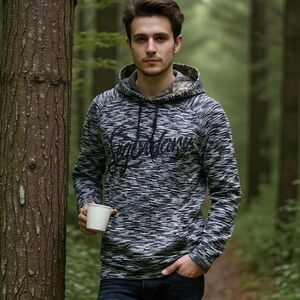 Legendary Whitetails Hooded with Draw String Sweatshirt Size S
